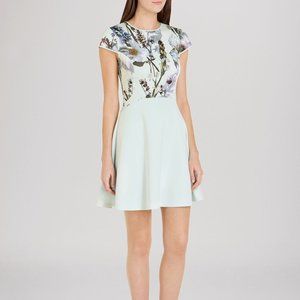 Ted Baker Women's Green Faythe Floral Print Skater